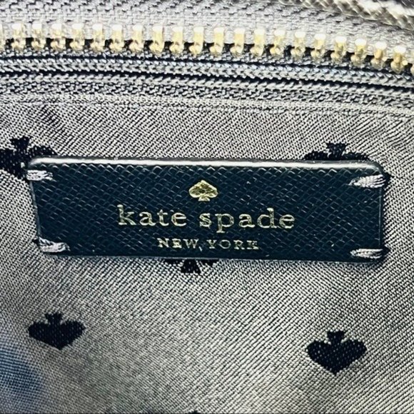 Kate Spade Black Medium Satchel Crossbody & Large Slim Bifold Wallet Set - Picture 9 of 14